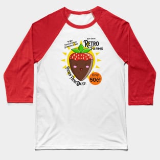 Retro Strawberry Baseball T-Shirt